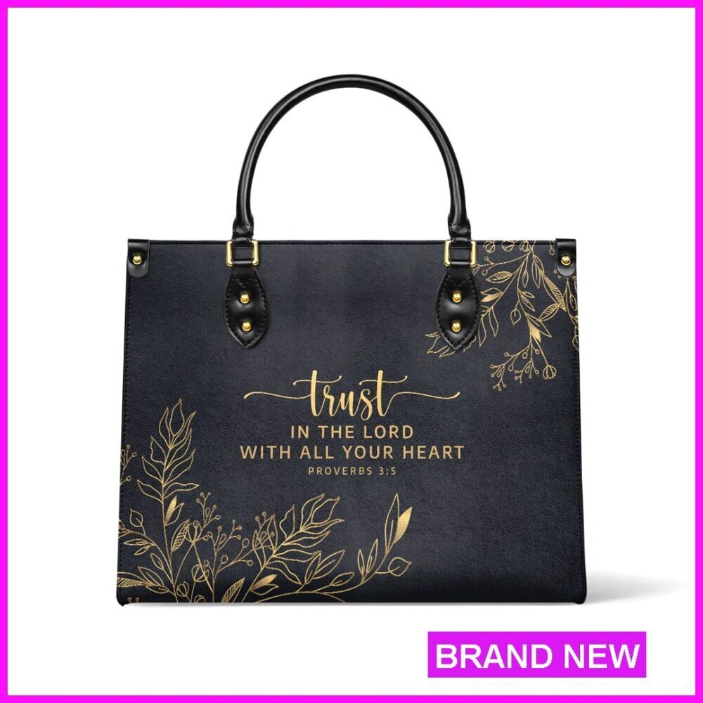 Vegan Leather Satchel Holds Laptop Bible Study Church Work Bag